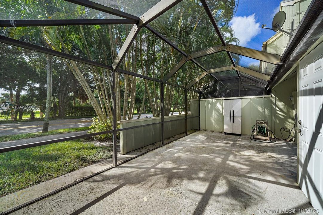 Screened In Back Porch