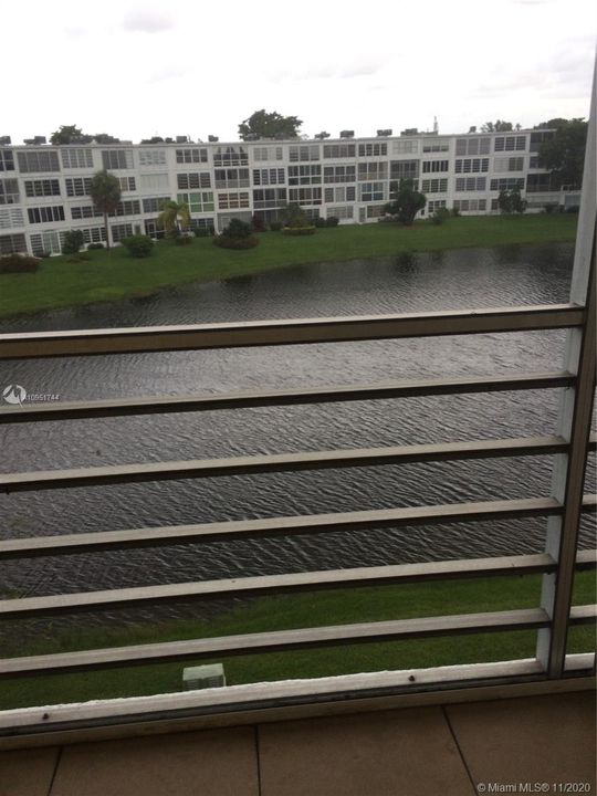 view from balcony