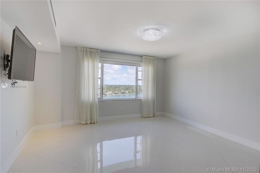 Master Bedroom with View of the Intracoastal Waterway
