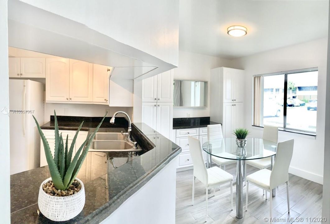 Dining Area with Additional Cabinetry