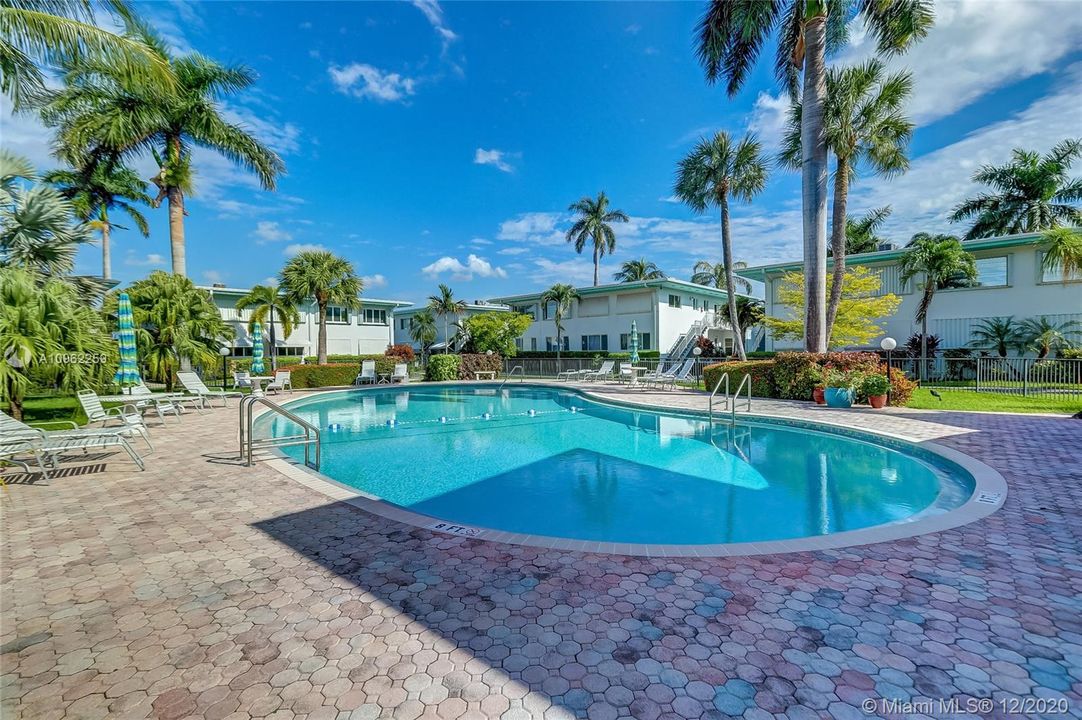Recently redone pool