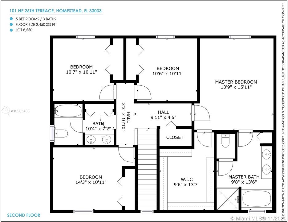 FLOOR PLAN / SECOND FLOOR