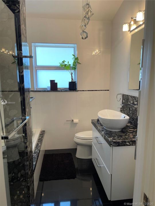 Magnificent marble master bathroom