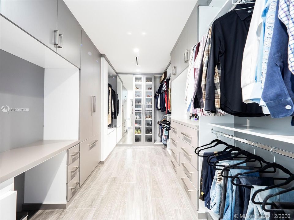 HIS Closet.