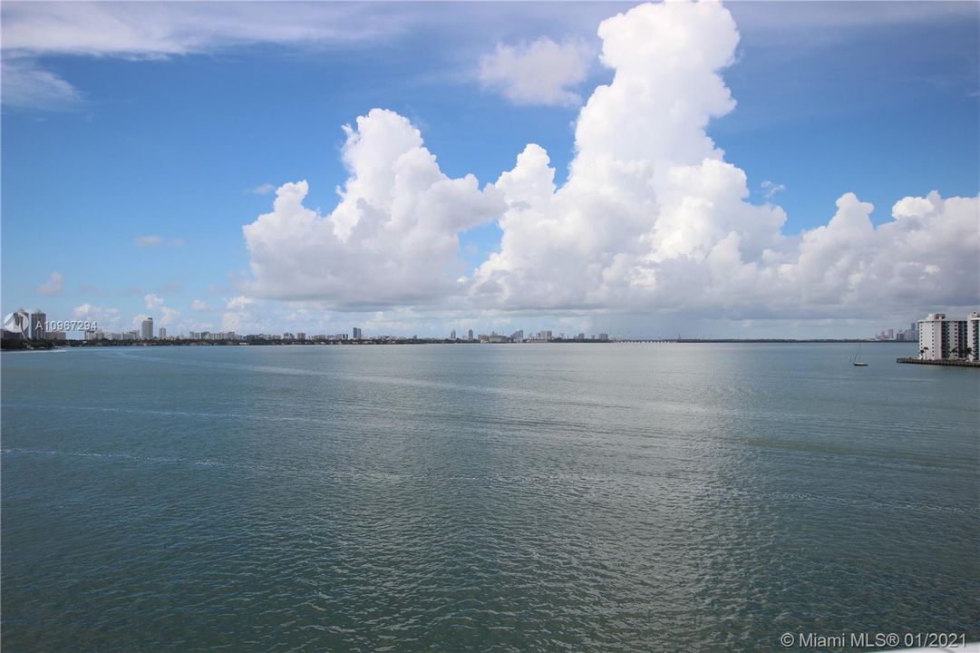View from the pool deck.
