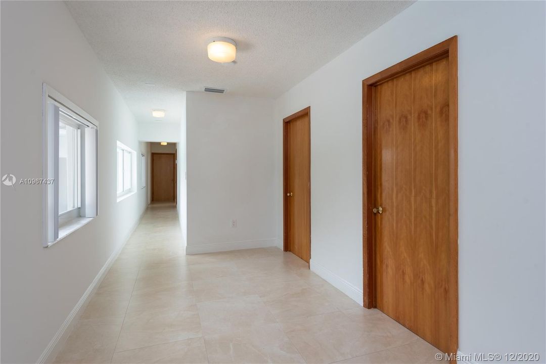 Hallway leading to Master Suite and Bedroom/Office Area