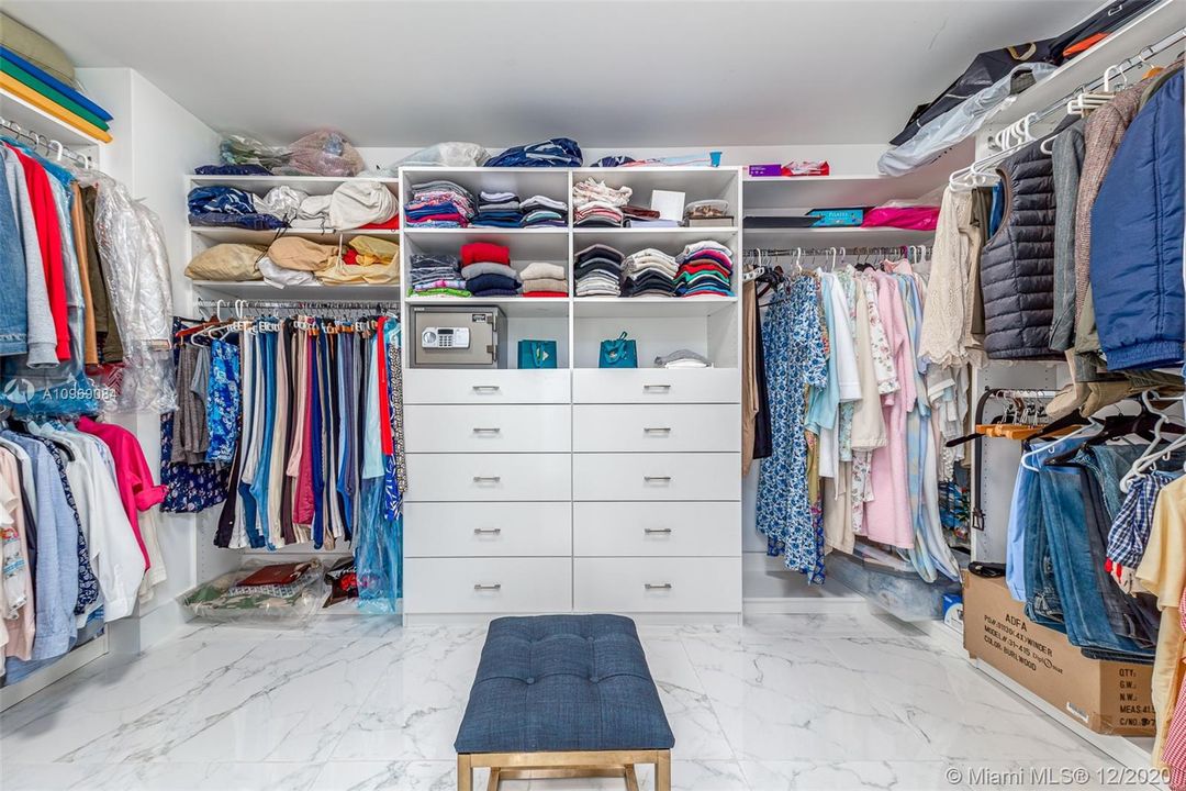 Master closet