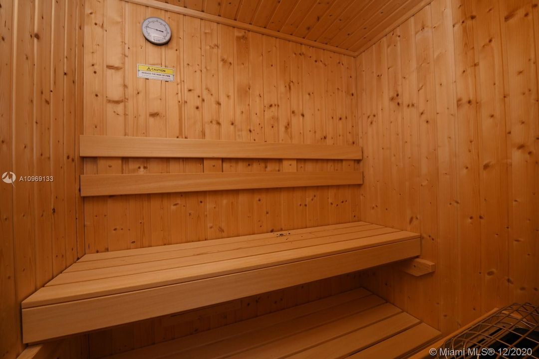 Sauna in the master