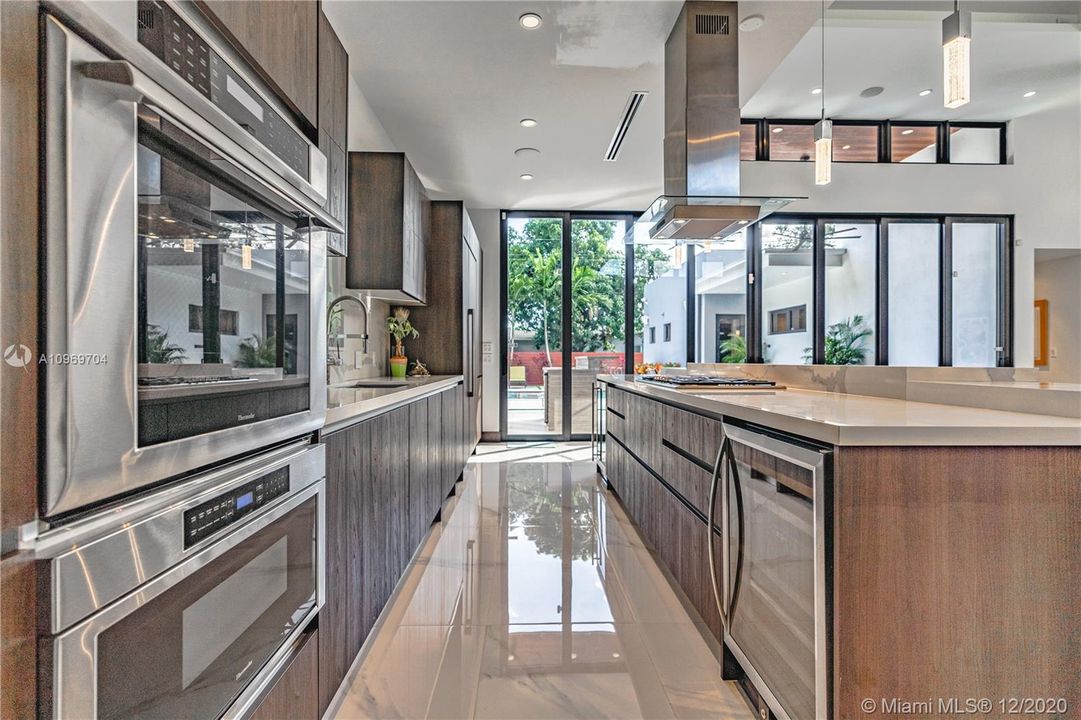 Kitchen with Natural Light Shining in