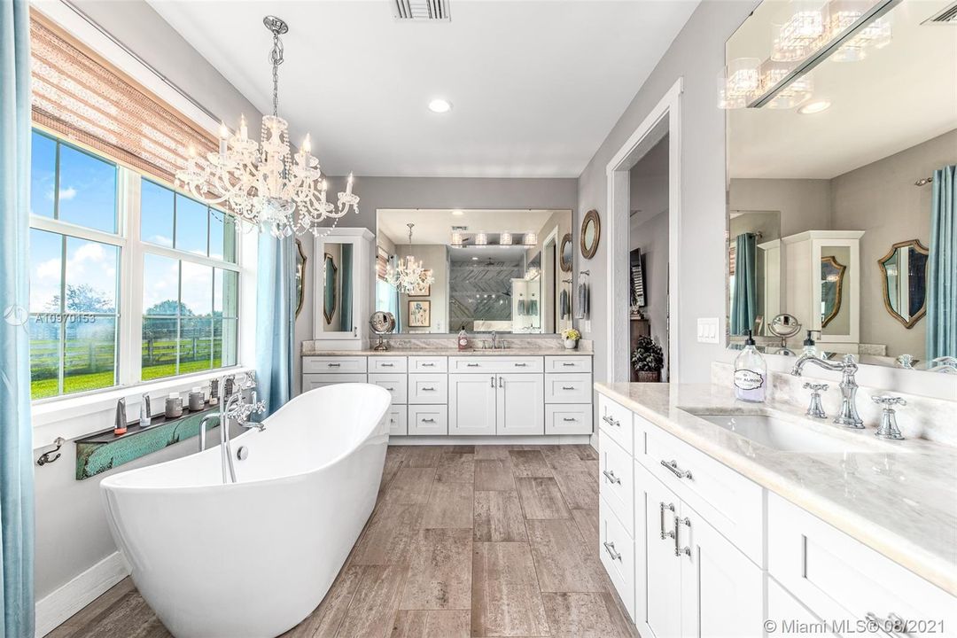 Master bath, main house