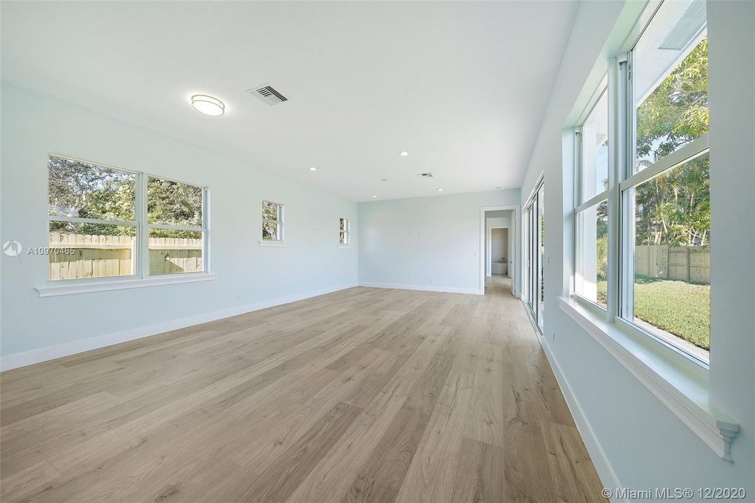 Dining and living room area