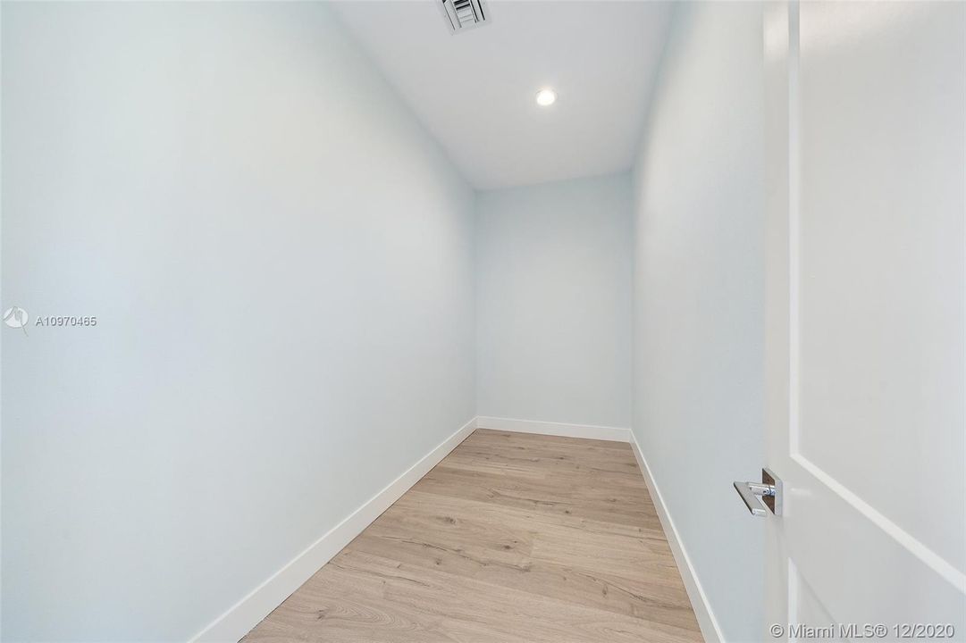 Master walk-in closet