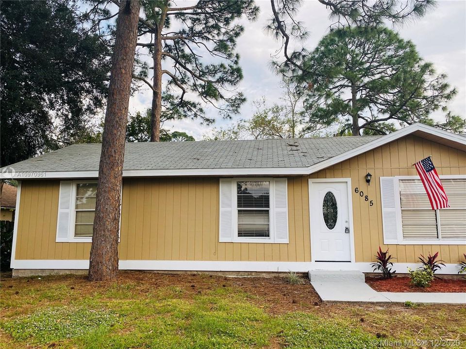 Front of the house