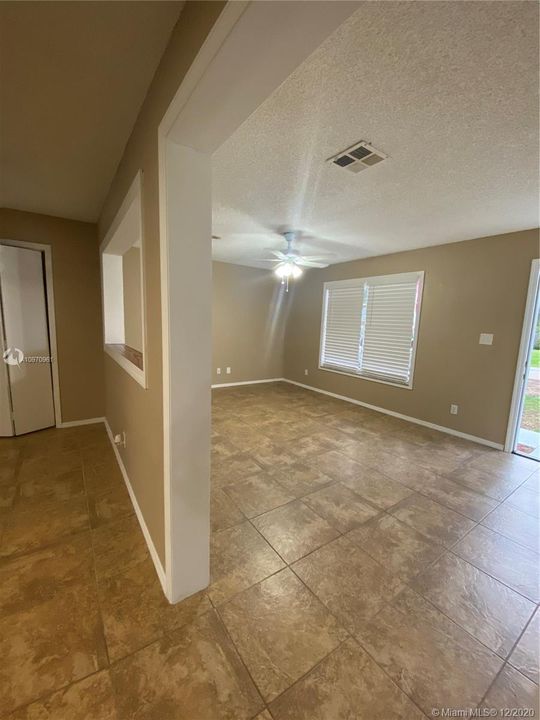 Dining and living room area
