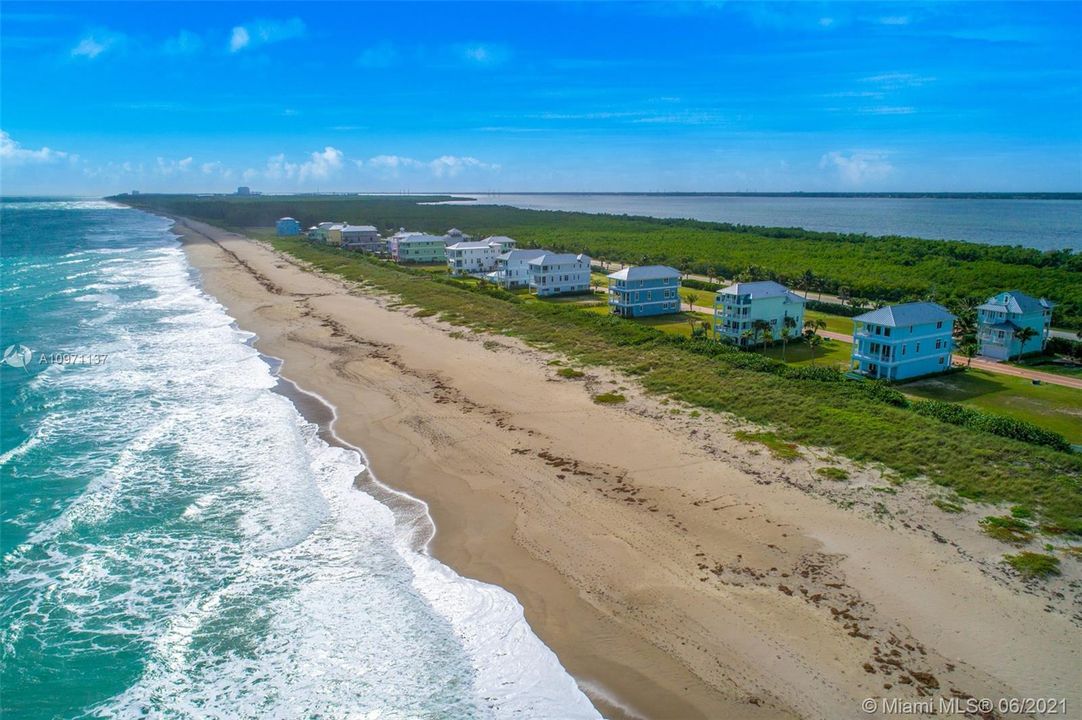 Watersong is known for its' extraordinary wide beach.  Sea turtles love to nest here!