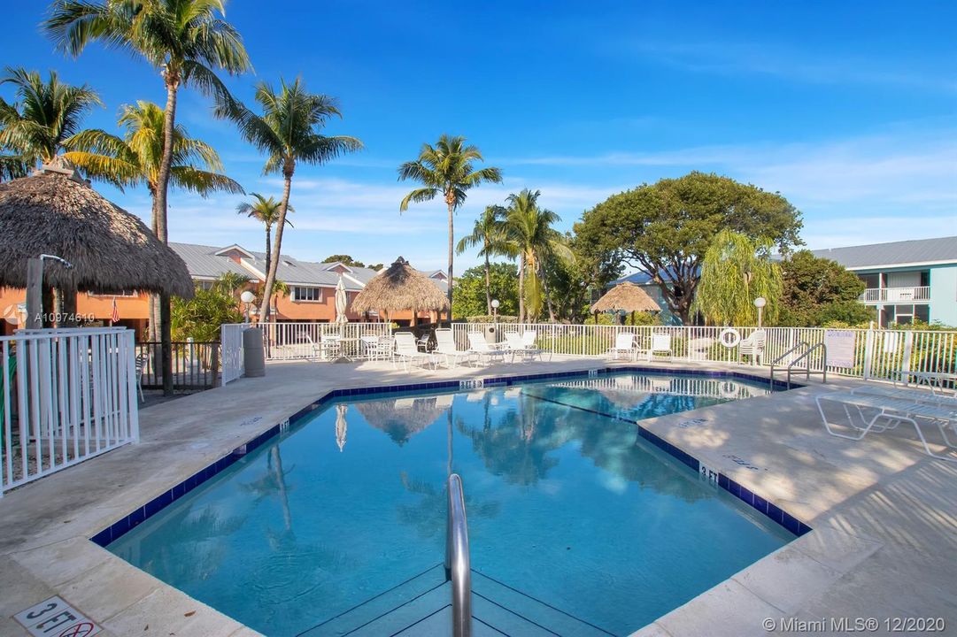 Satellite pool just behind condos ... super close but not too close!