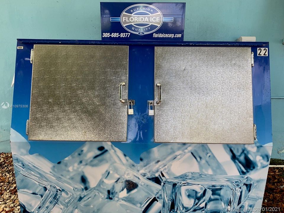 Ice sold on the premises