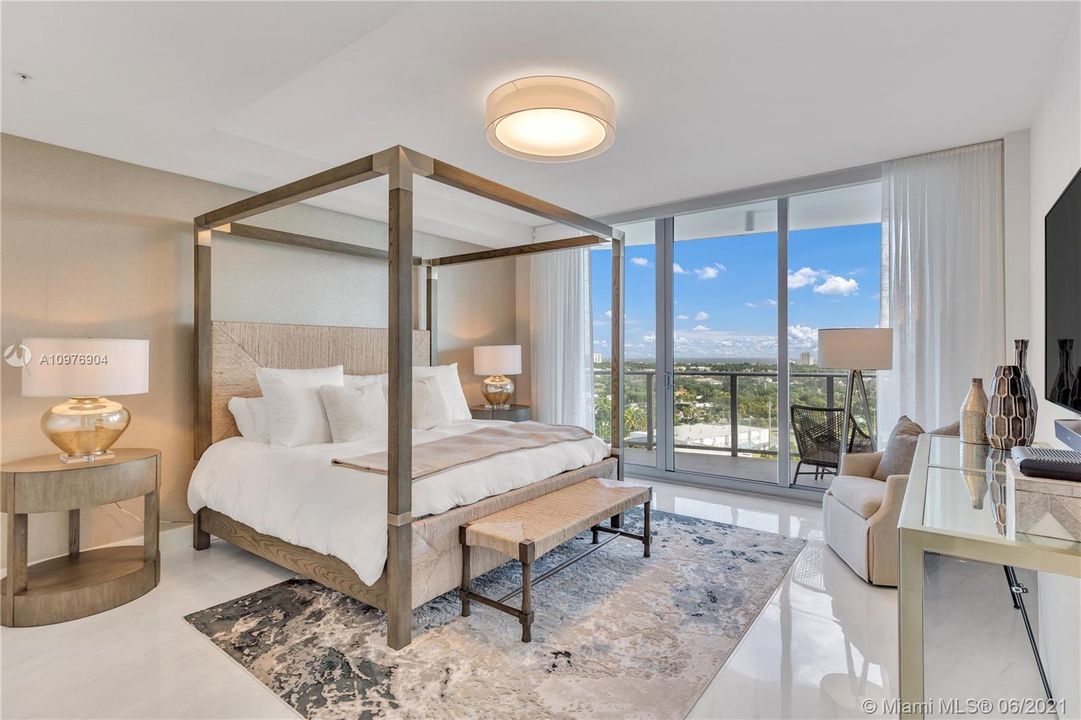 Master Suite with Ocean Views from your Bed & Access to the Eastern Terrace.