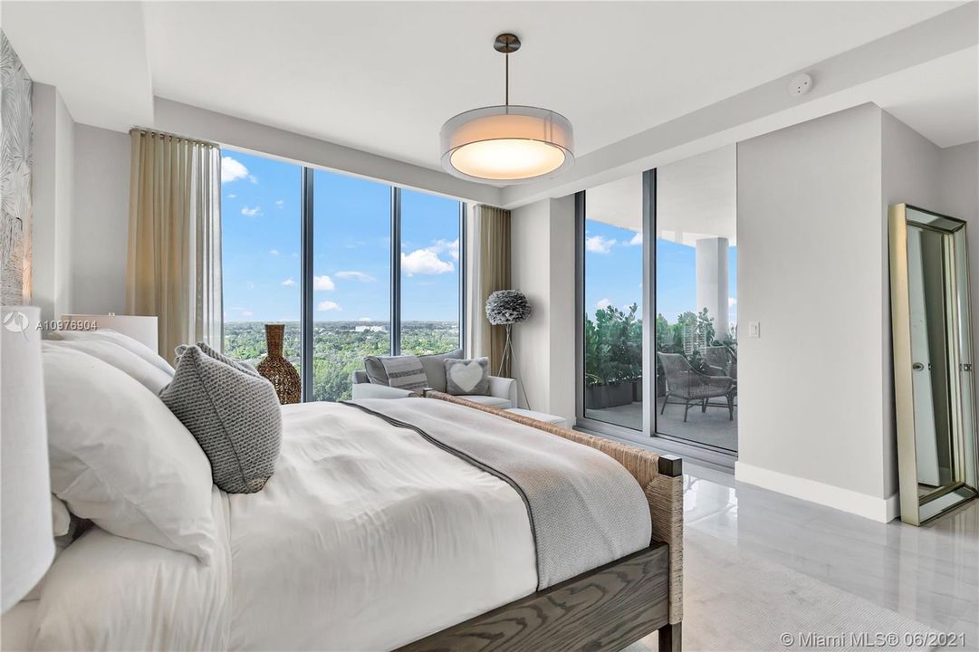 Unobstructed Views and Access to Western Terrace.