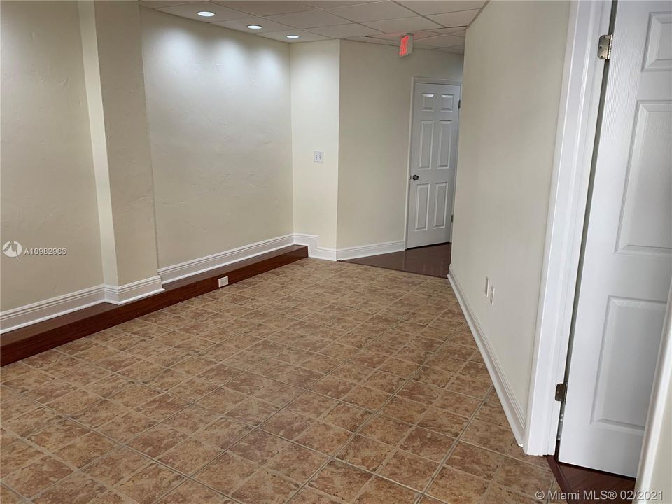 Front room leading to hallway