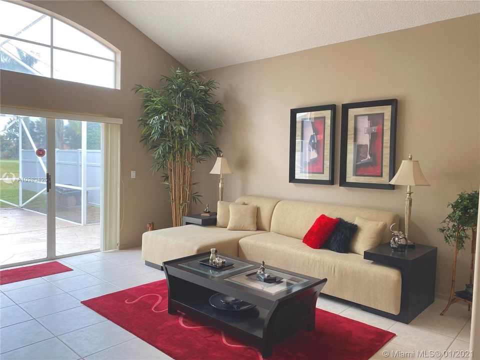 OPEN CONCEPT LIVING AND DINING ROOM