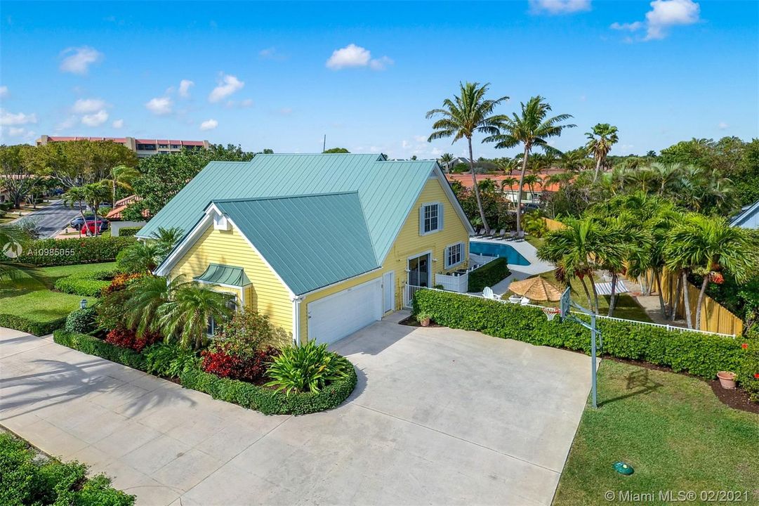 Aerial view of dream home