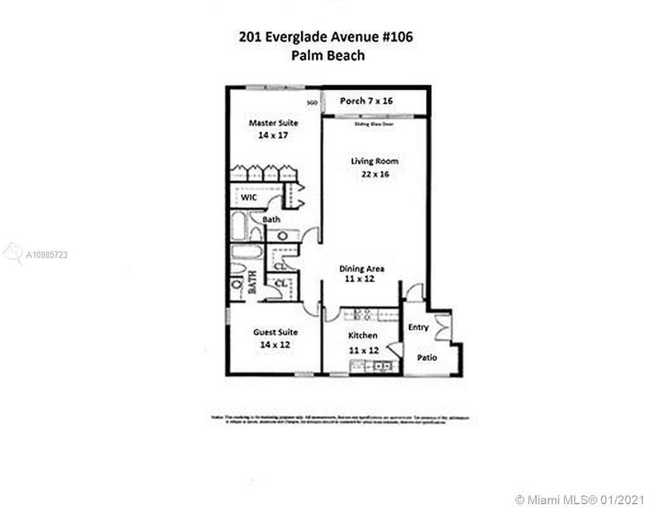 Recently Sold: $950,000 (2 beds, 2 baths, 1440 Square Feet)