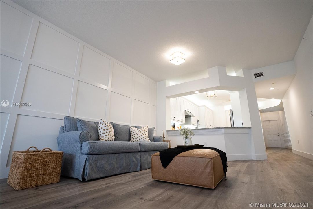Spacious living areas completely renovated with modern touches all troughout.