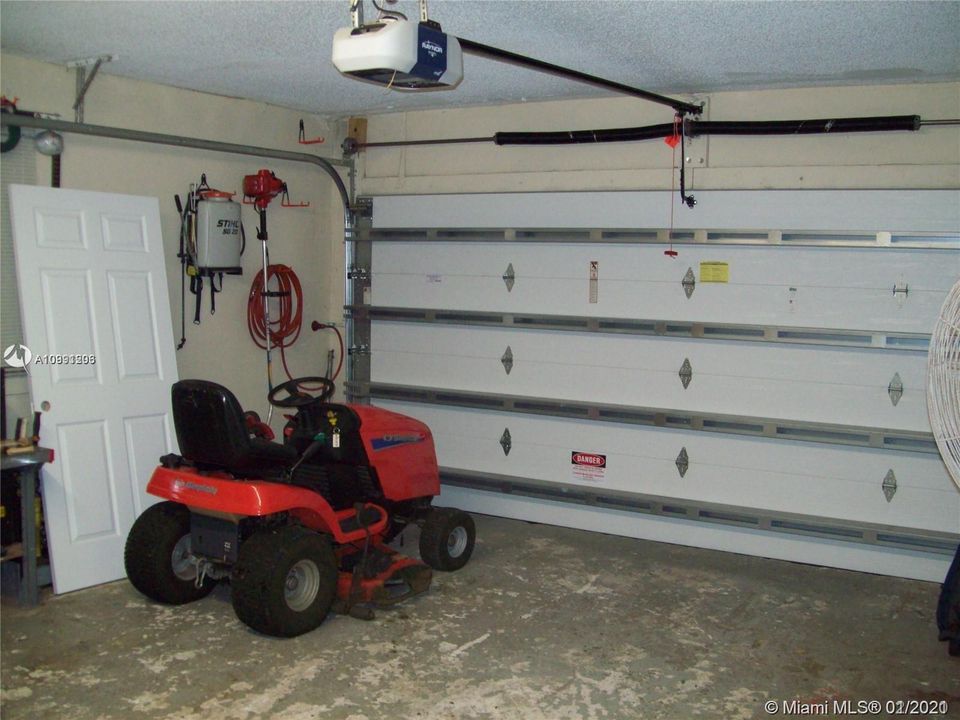 Two car garage
