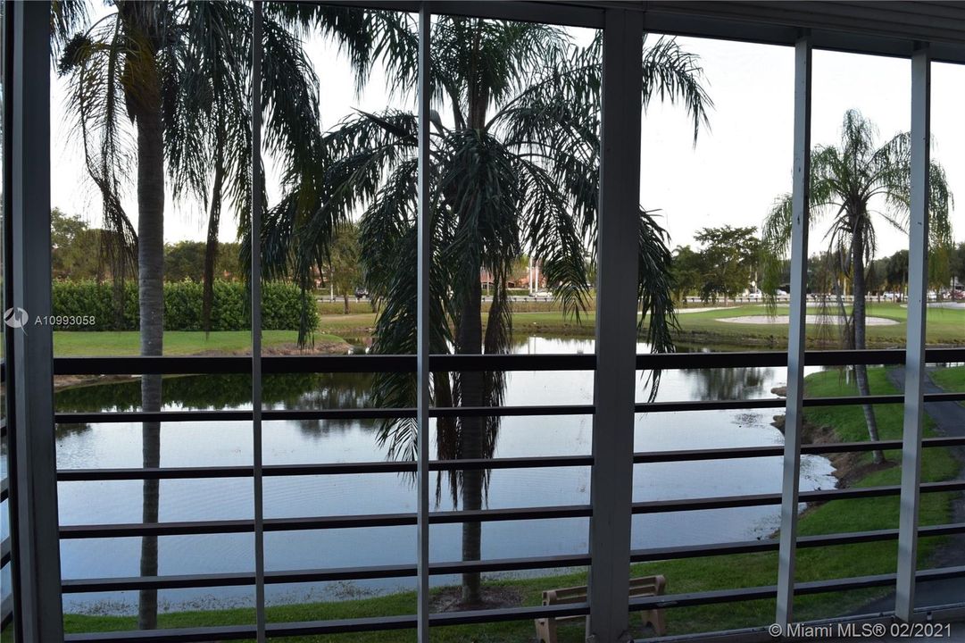 Balcony Lake and Garden View