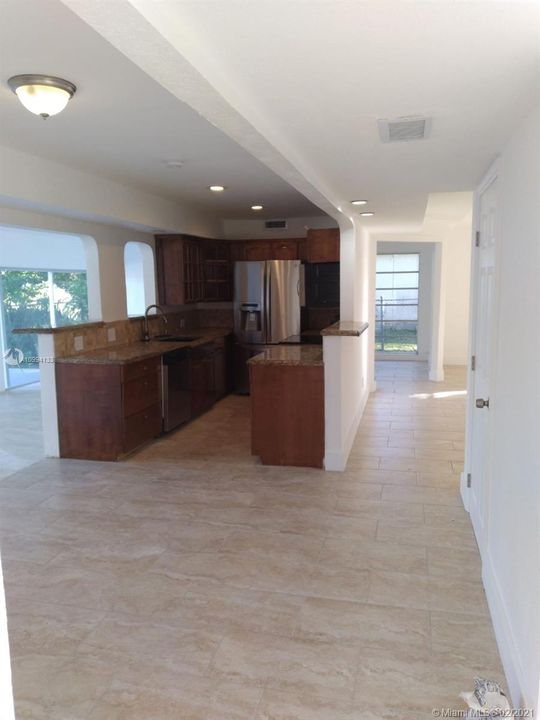 Kitchen entry view