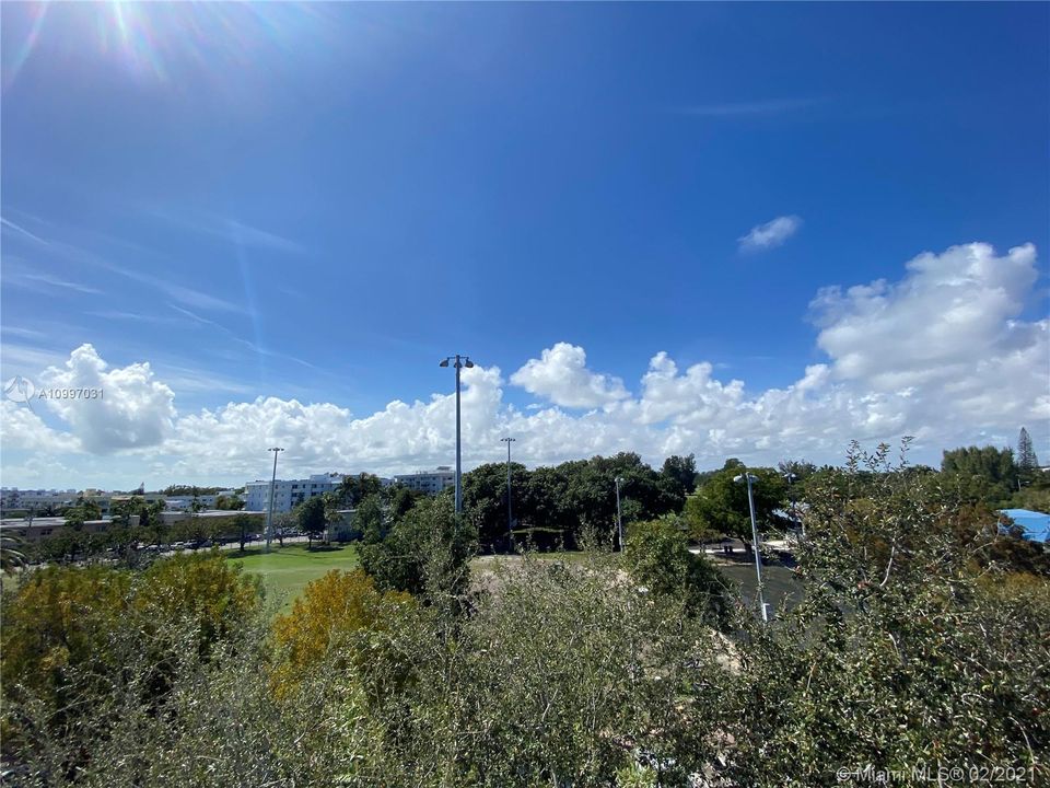 view from the second bedroom balcony