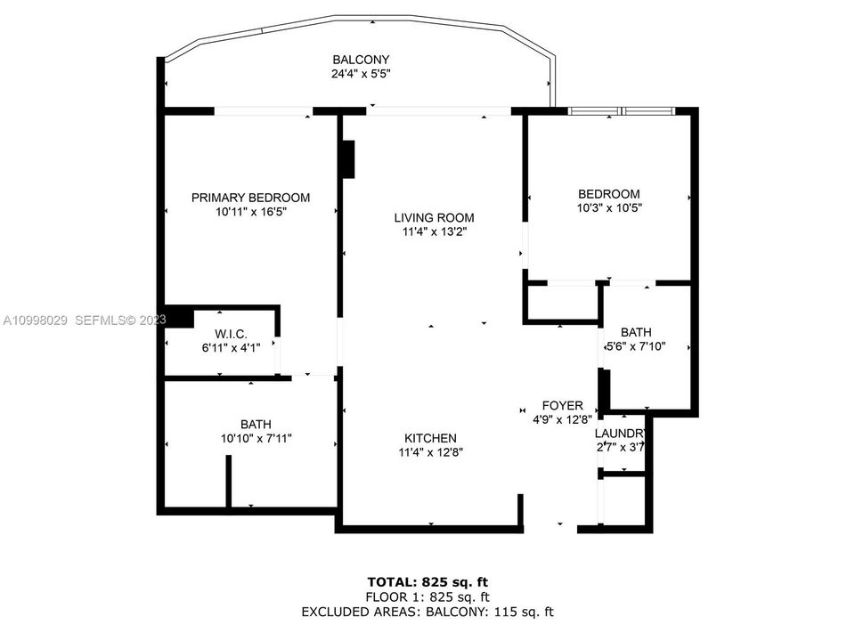 For Sale: $425,000 (2 beds, 2 baths, 903 Square Feet)