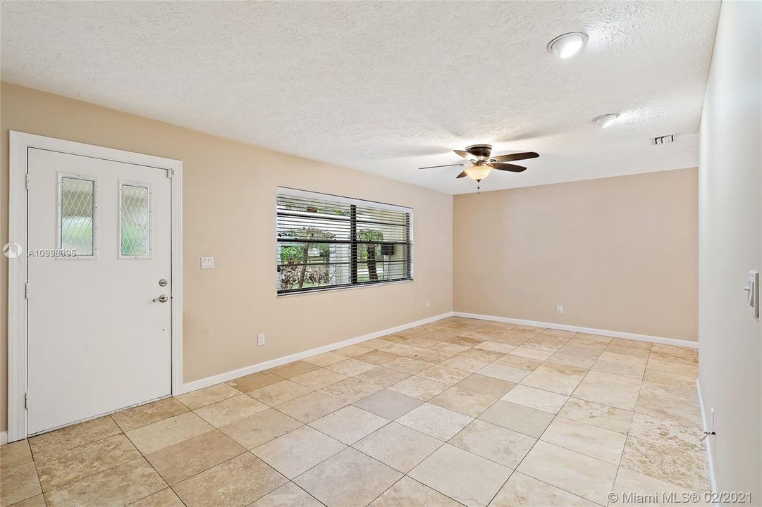 Front entry / living room.