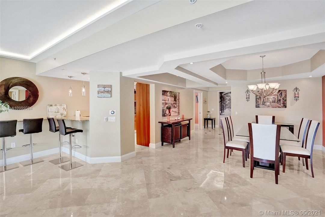 Notice the high ceilings, marble floors and impeccable craftsmanship