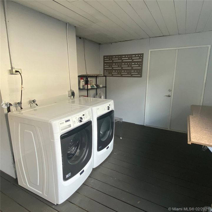Unit 1 storage/ laundry room