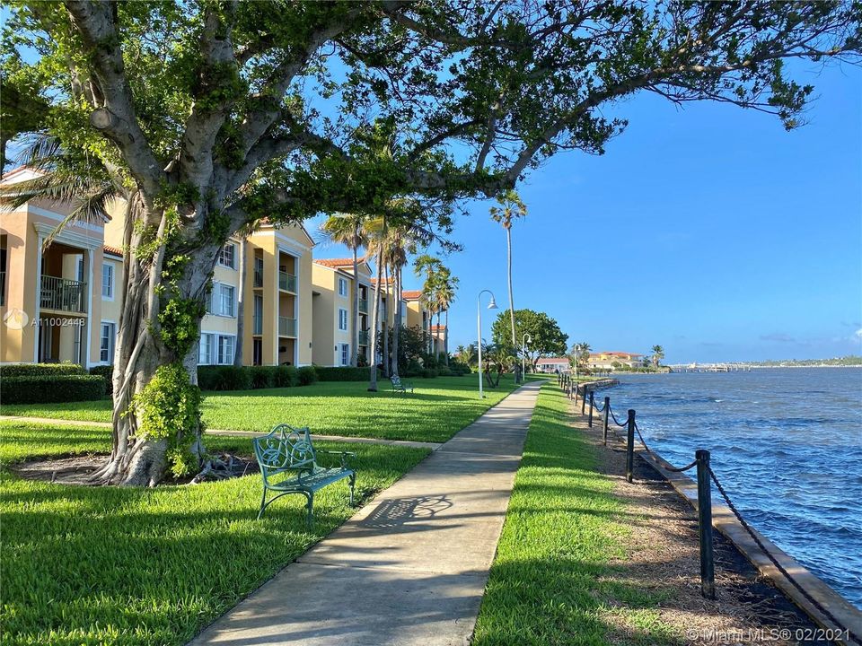 East side of the Community along the waterway