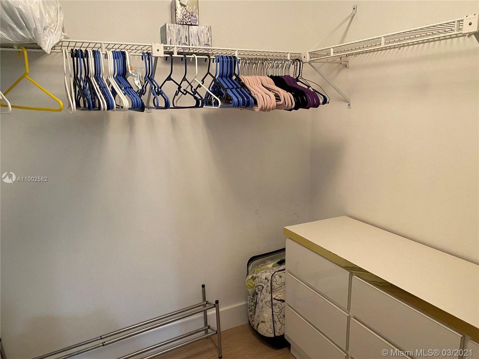 Large walk-in closet