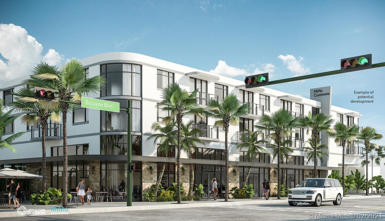 Potential conceptual redevelopment of 7011 - 7029 Biscayne Blvd.  Also asking $3.5 mm.