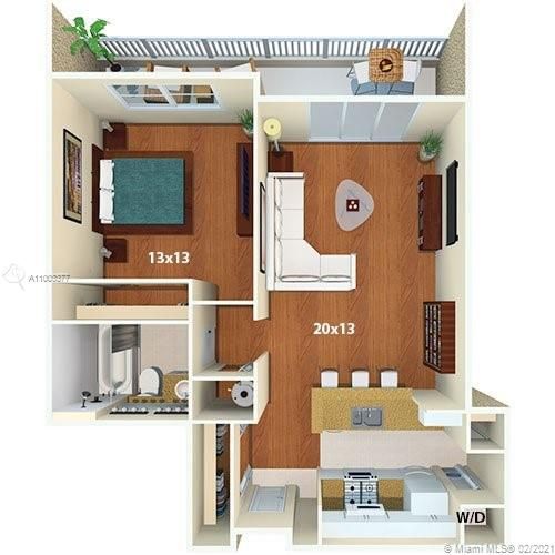 Recently Rented: $2,366 (1 beds, 1 baths, 928 Square Feet)