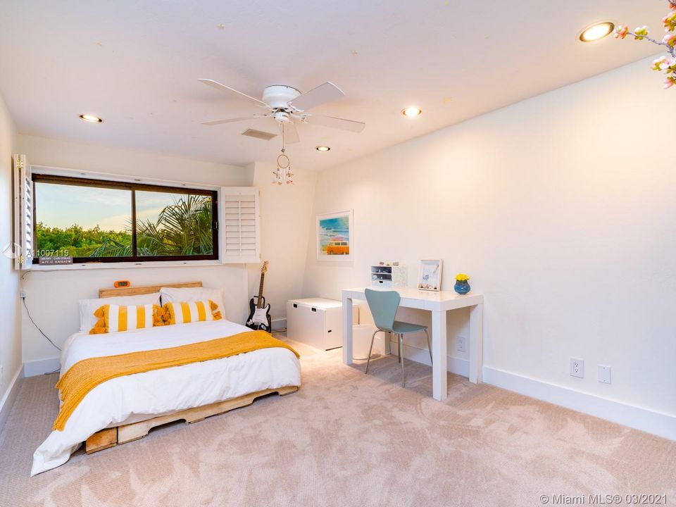 In addition to the master bedroom, the 3rd floor has two more bedrooms and a full bathroom.