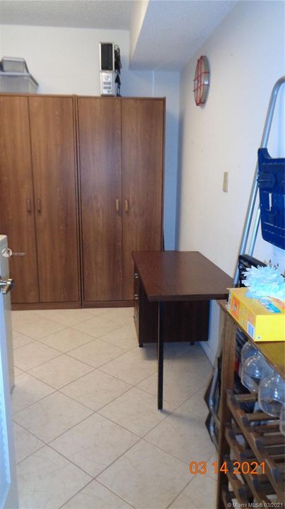 Storage Cabinets in Laundry Room