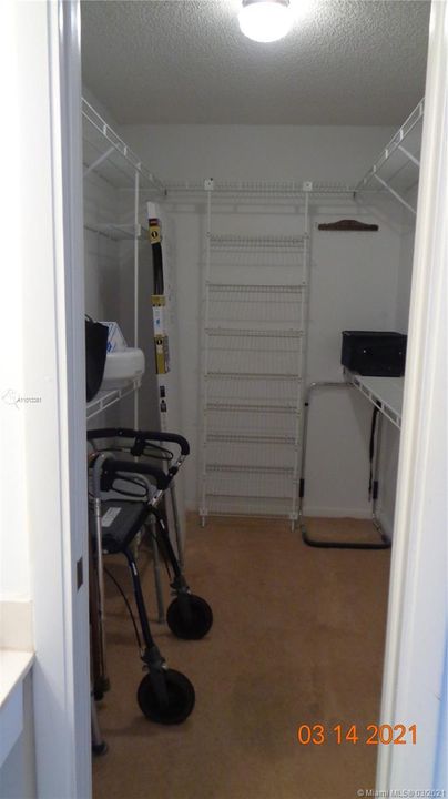 Master Bedroom Walk-in closet
