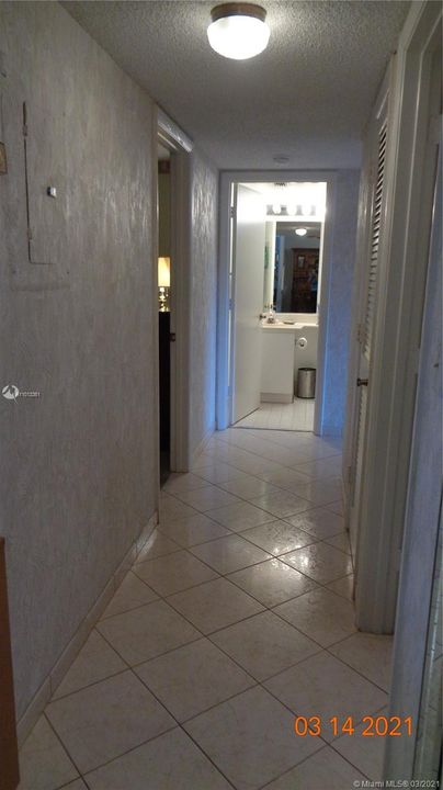 Hallway to Bed 2 Bath 2