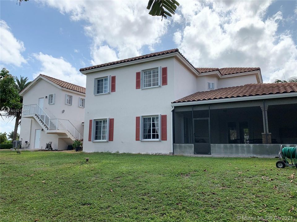 BACK VIEW OF MAIN HOUSE