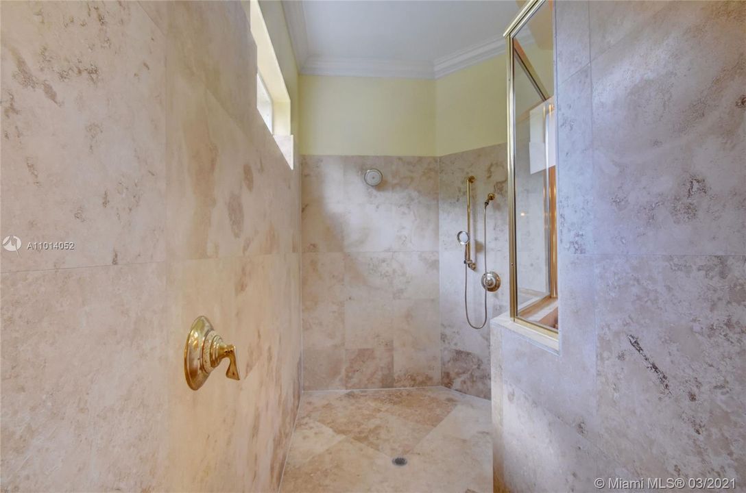 Shower Wall In Master Bathroom