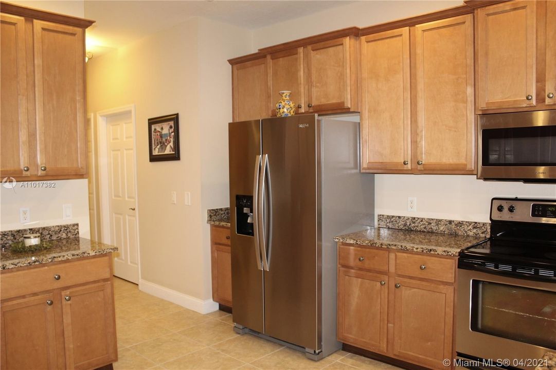 Large open kitchen