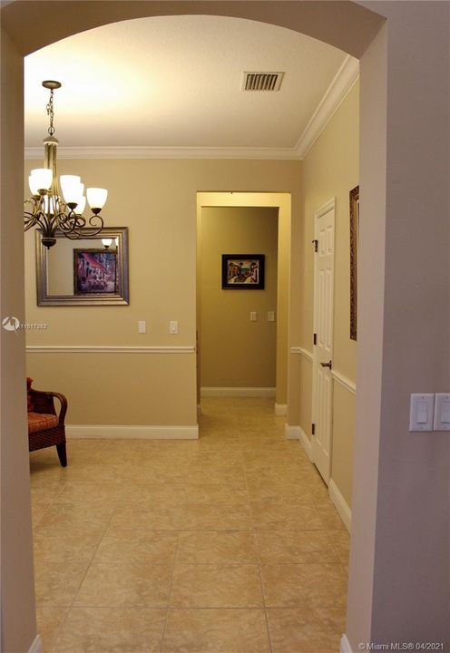 Formal Dinning  area with dinning storage closet