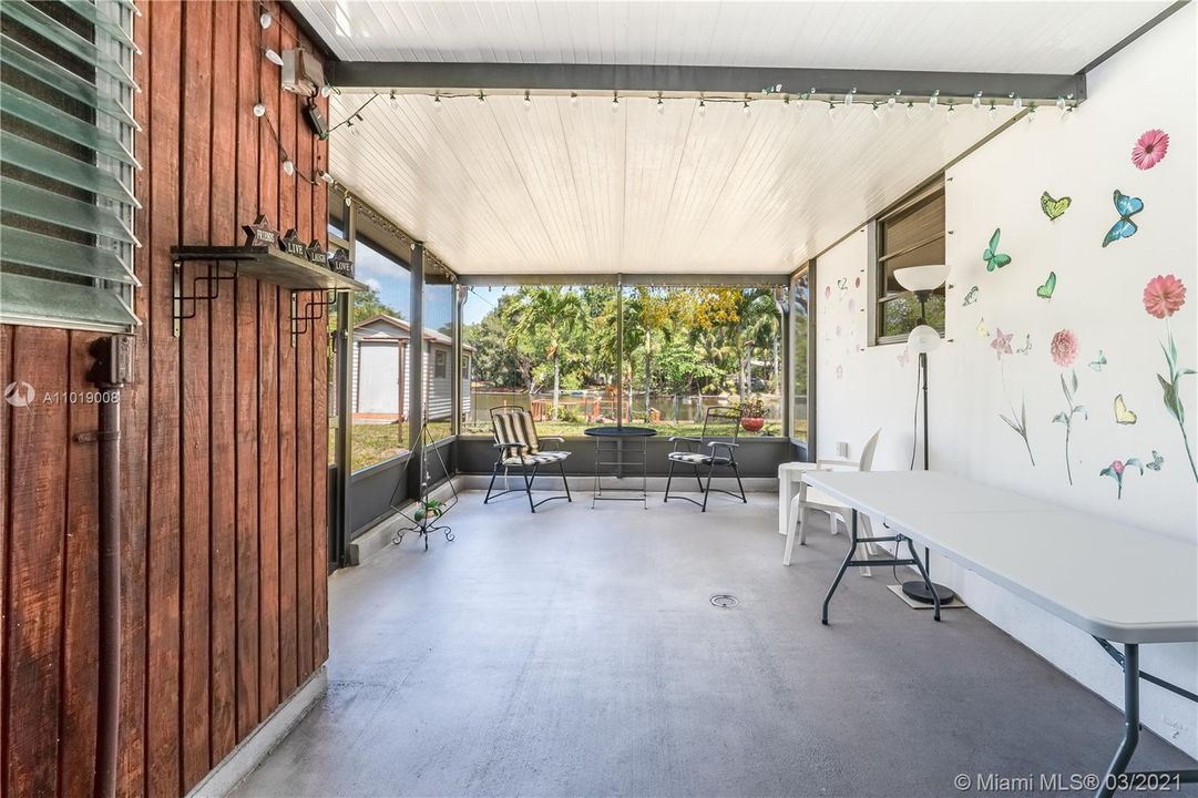 HUGE screened porch for entertaining and relaxing
