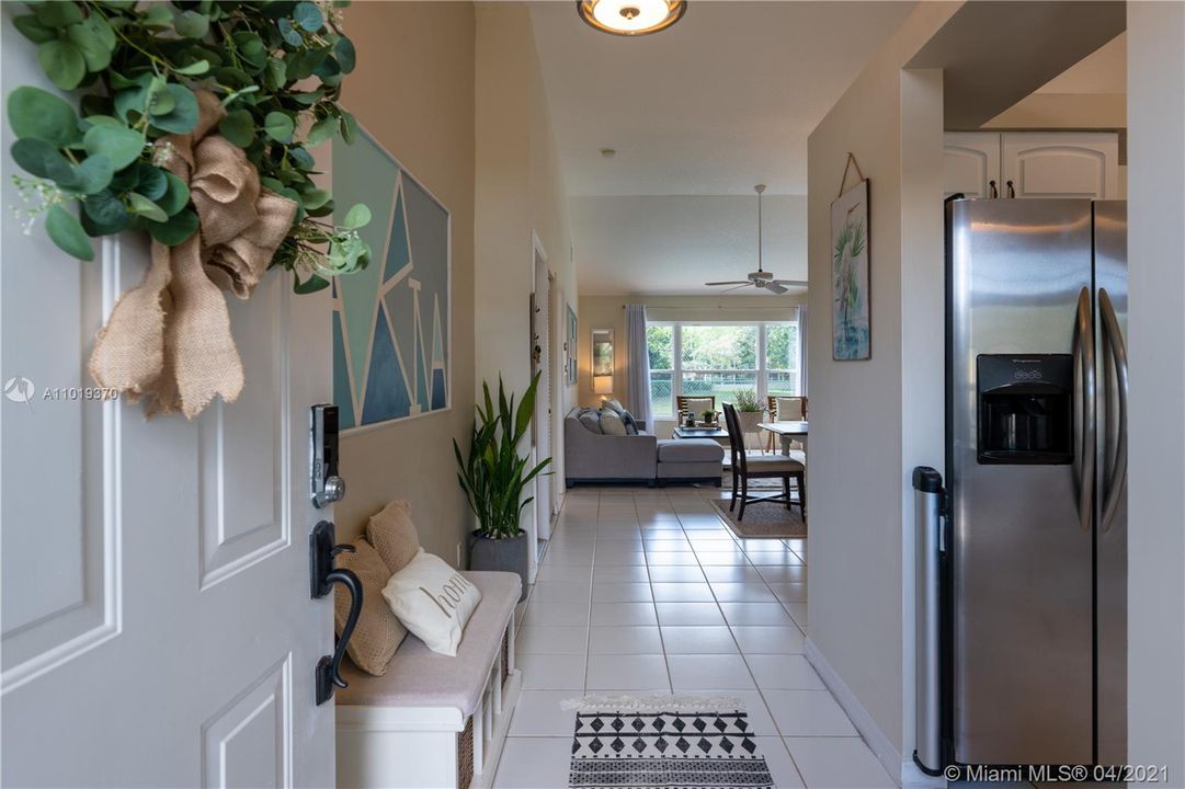 View inside from Front Door